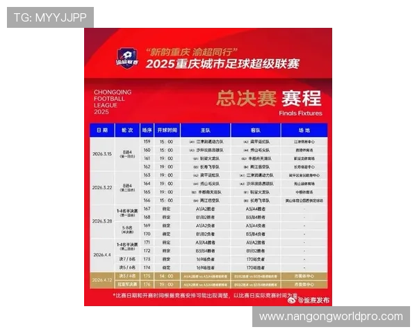 重庆超级联赛最新赛程安排与精彩对决全览